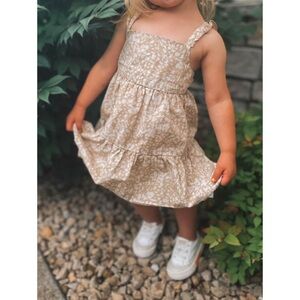 3T • GAP Neutral Soft Toned Cheetah Print Sundress